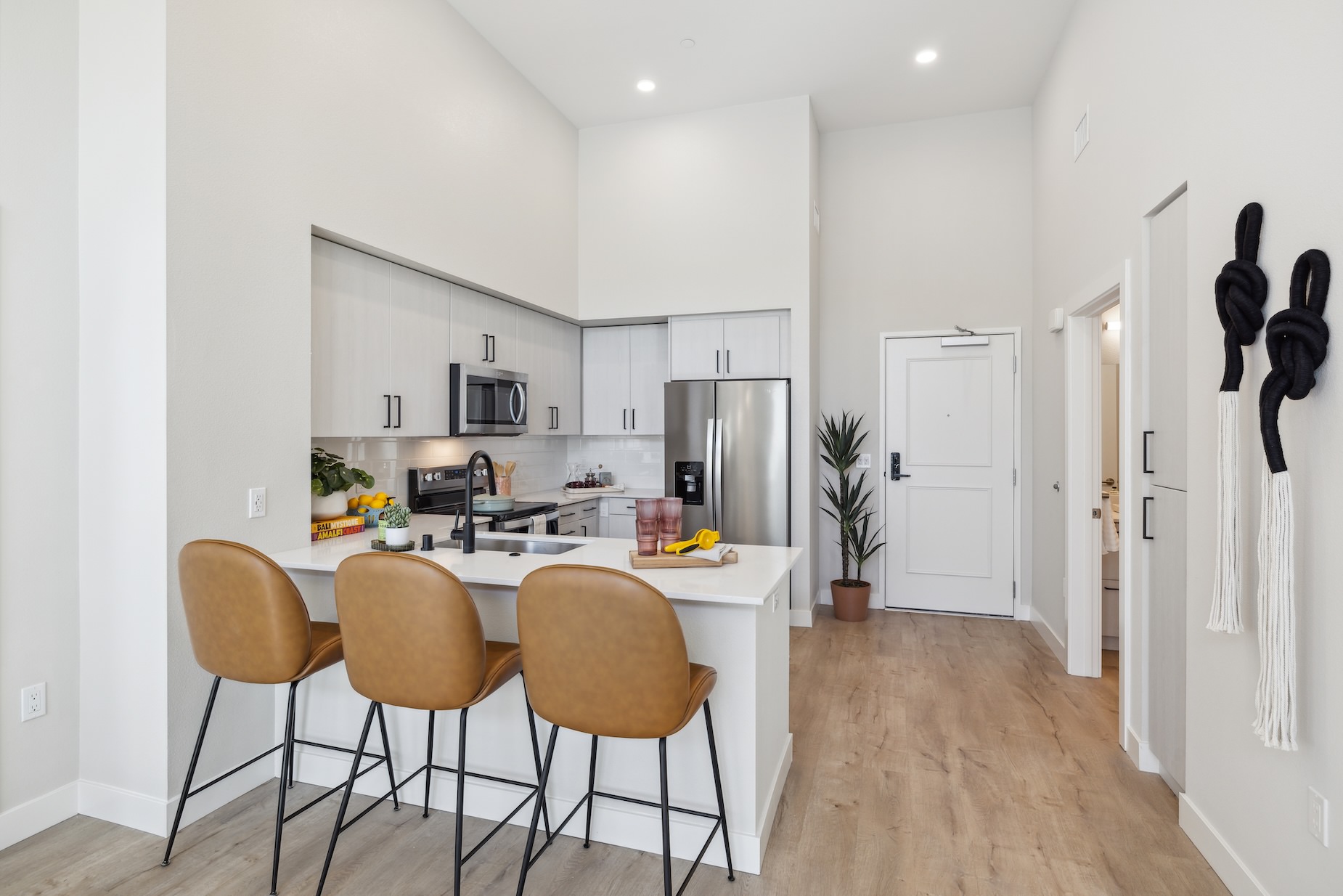 Open-concept living space at The Tolman new apartments in Fremont, CA