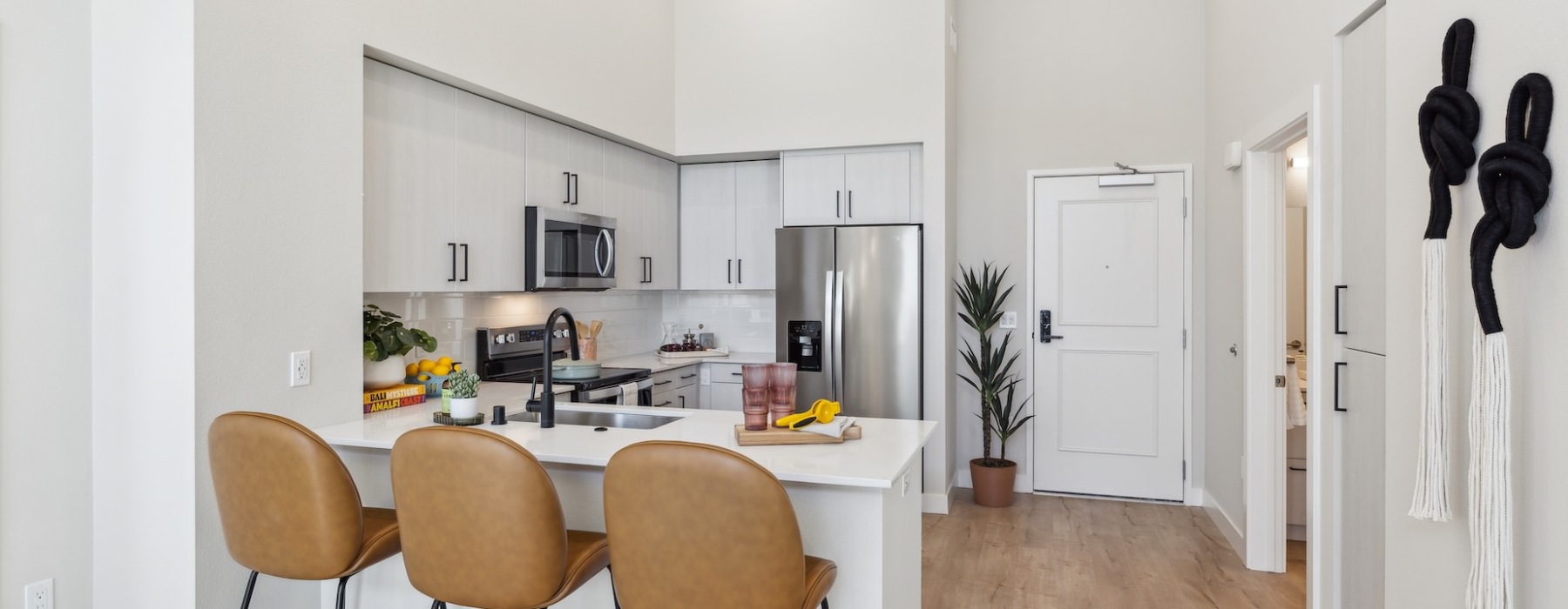 Open-concept living space at The Tolman new apartments in Fremont, CA