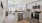 a kitchen with white cabinets