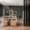Spacious well-lit lounge