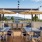 Grilling station and lush landscaping