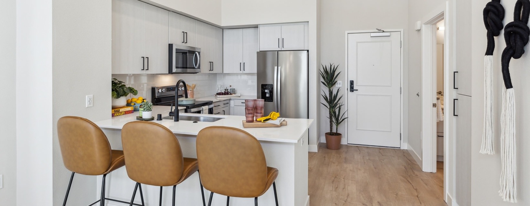 kitchen with island